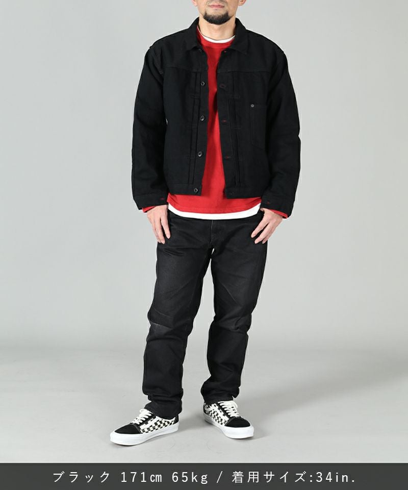 JAPAN BLUE JEANS】J314 ストレートモデル 14oz ブラックデニム