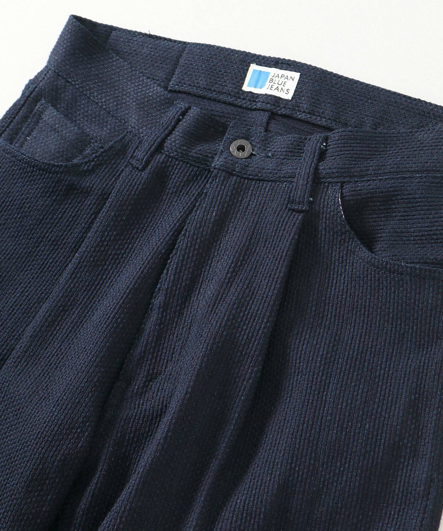 JAPAN BLUE JEANS】Sashiko 5P Wide Tapered 11oz インディゴ刺子