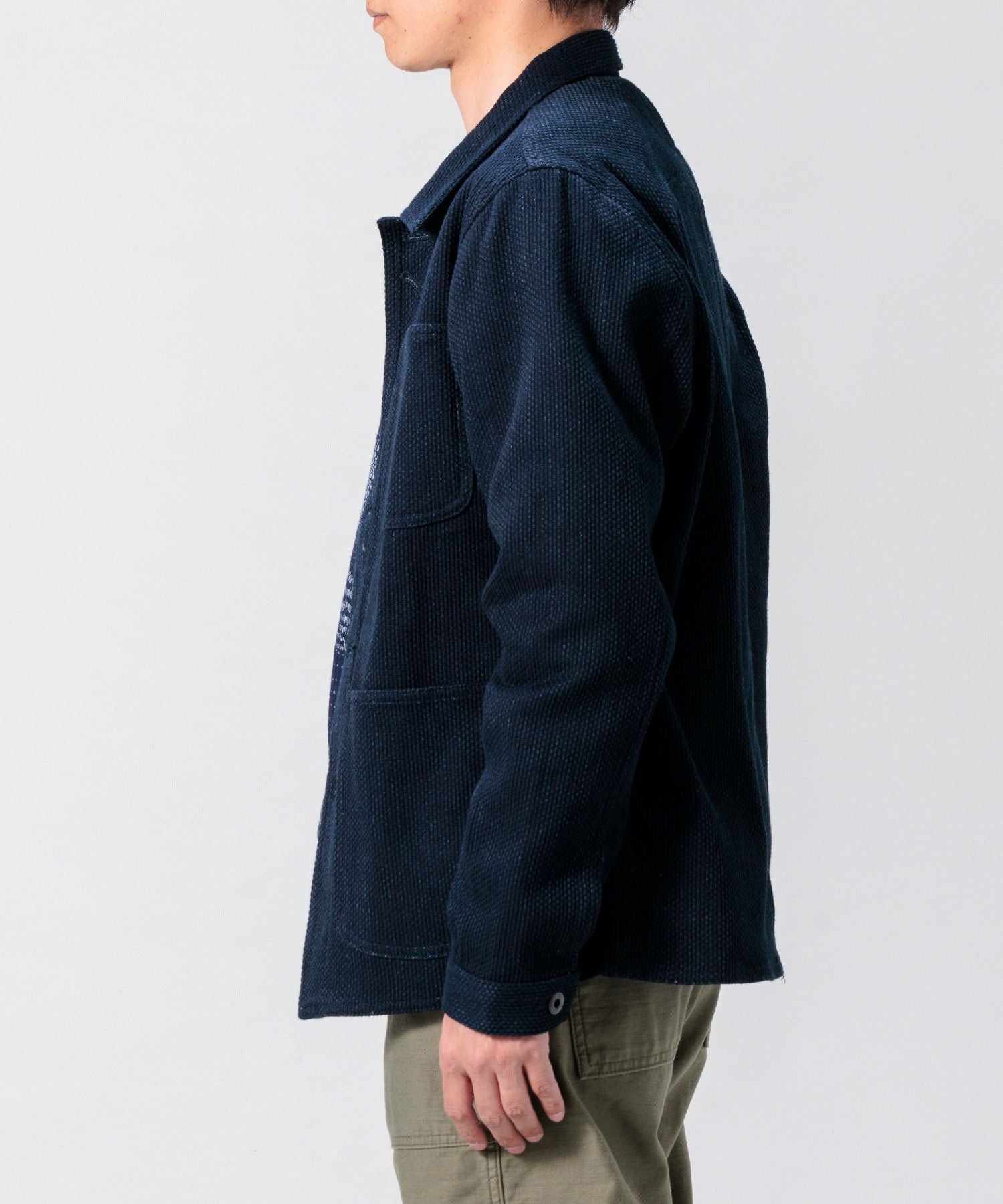 JAPAN BLUE JEANS刺し子ジャケット JAPAN BLUE JEANS】Sashiko Cover All Jacket 11oz インディゴ刺子