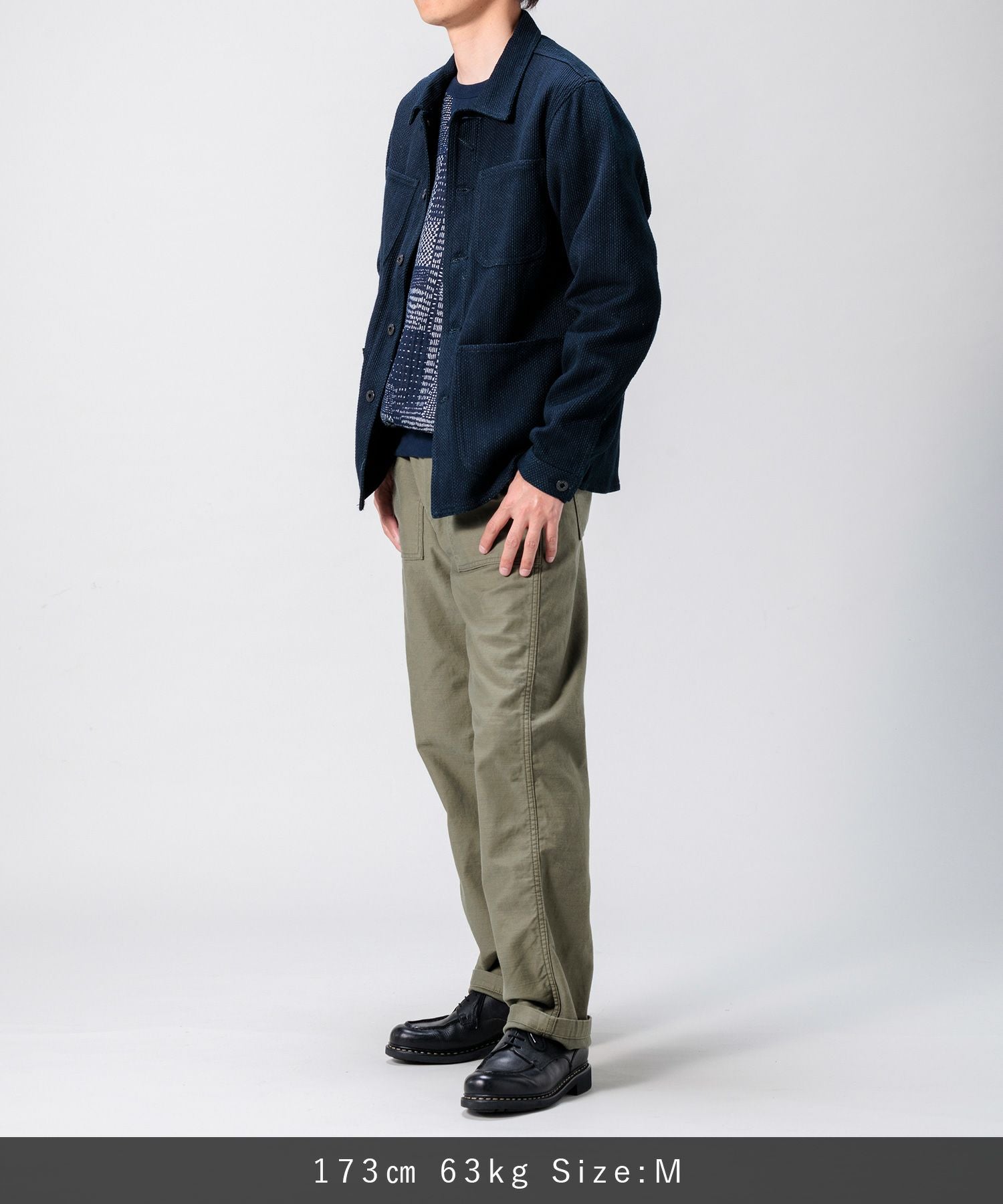 JAPAN BLUE JEANS】Sashiko Cover All Jacket 11oz インディゴ刺子