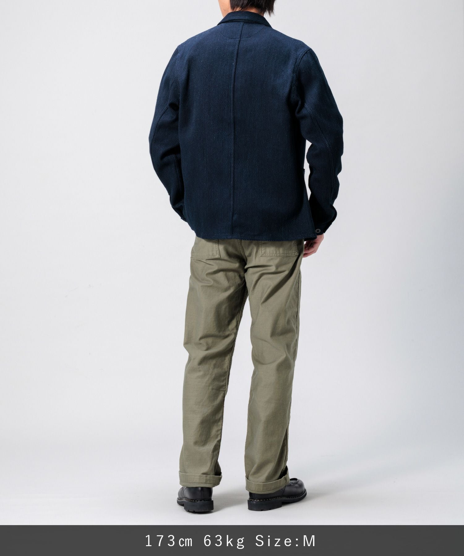 JAPAN BLUE JEANS】Sashiko Cover All Jacket 11oz インディゴ刺子