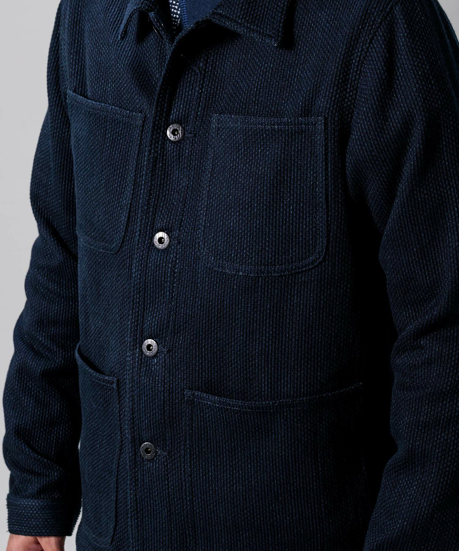 JAPAN BLUE JEANS】Sashiko Cover All Jacket 11oz インディゴ刺子