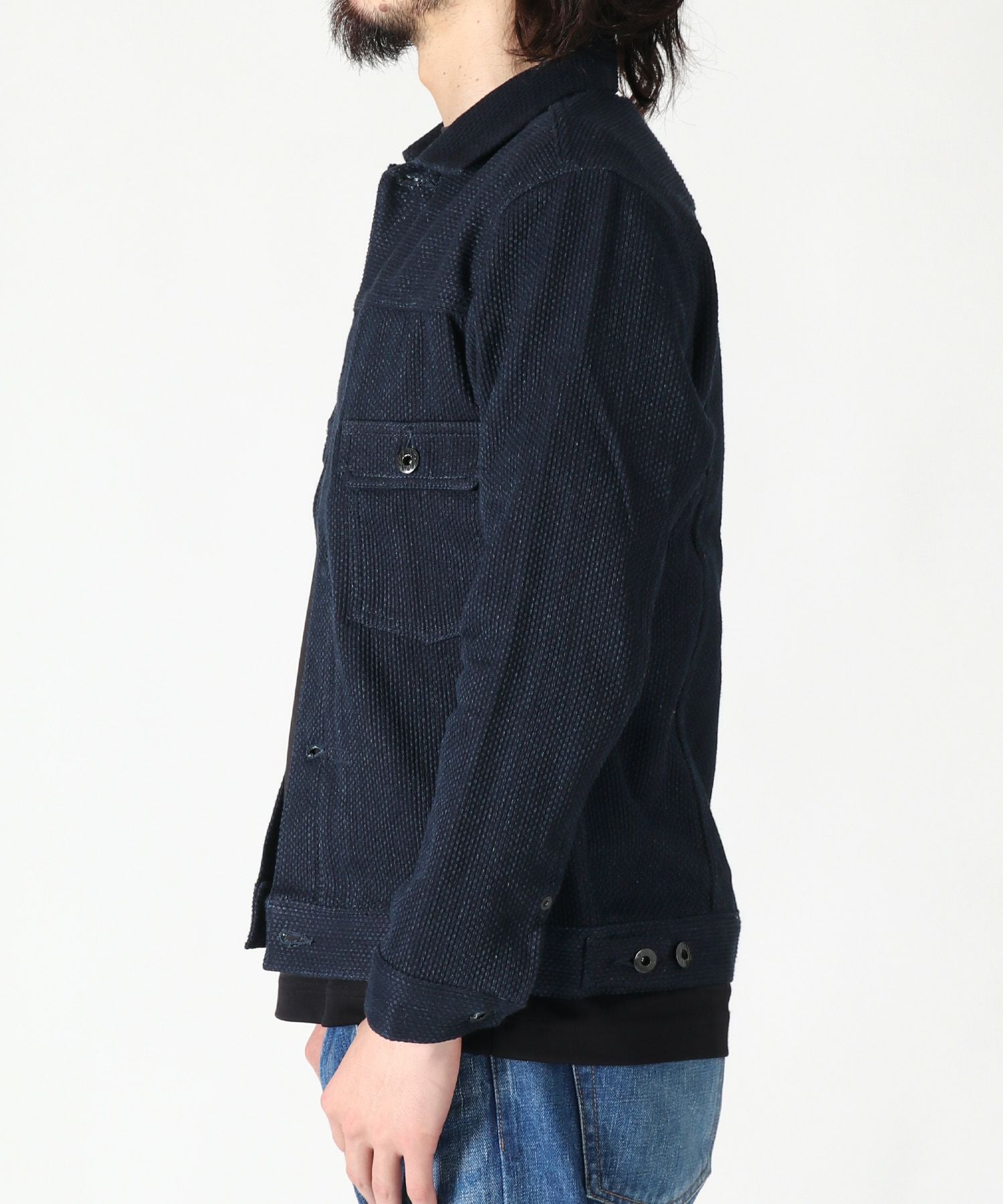 JAPAN BLUE JEANS】Sashiko 2nd Type Jacket 11oz インディゴ刺子