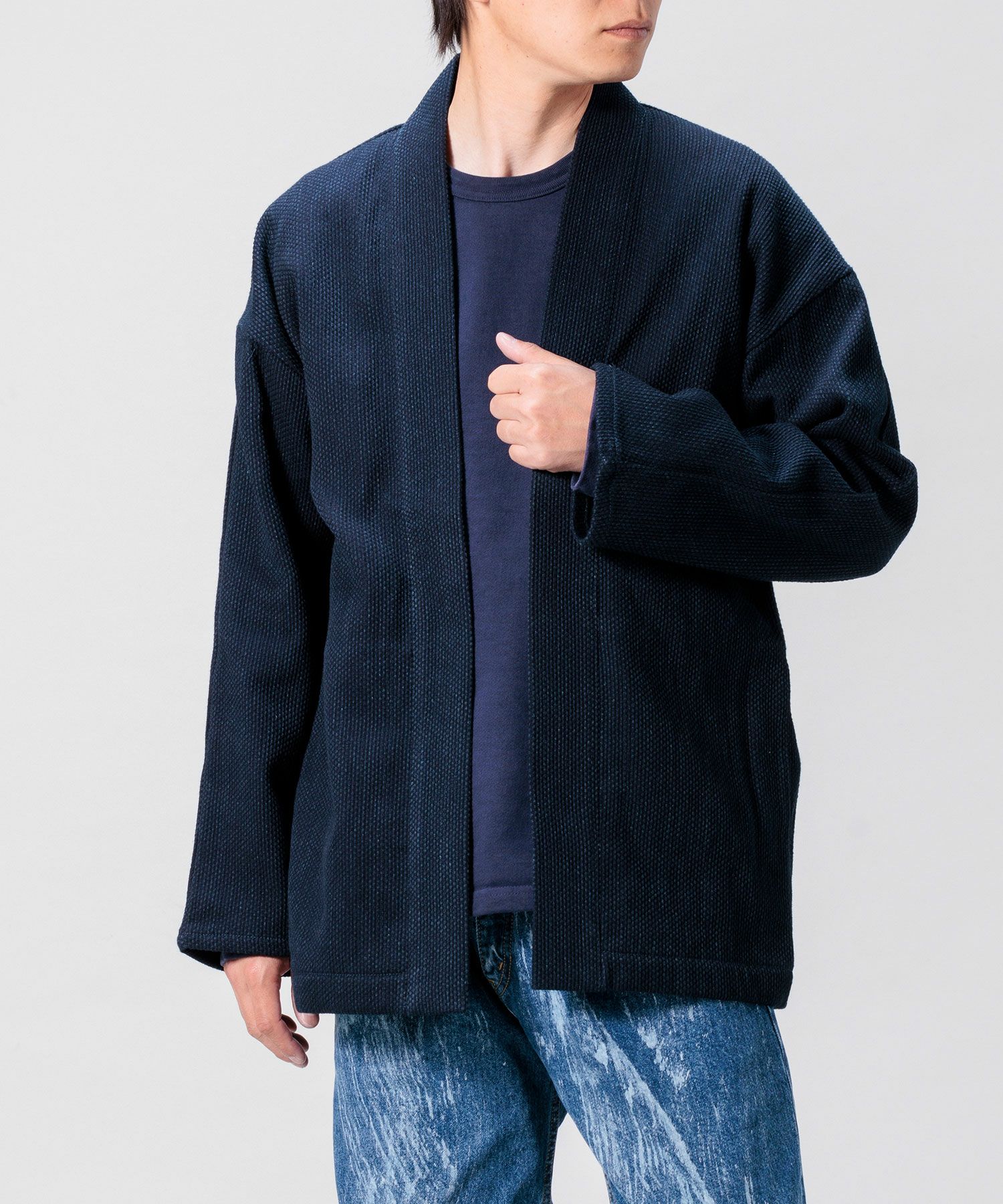 JAPAN BLUE JEANS】Sashiko Haori 11oz インディゴ刺子 | デニム研究所