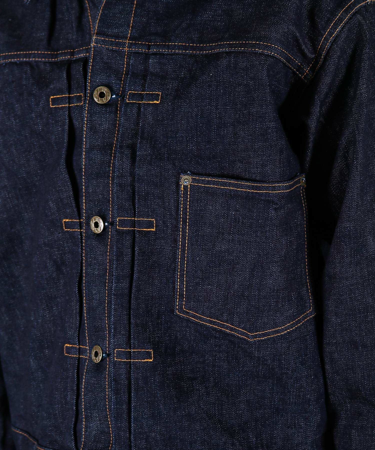 JAPAN BLUE JEANS】14.8oz Type1 Denim Jacket 14.8oz ハードデニム