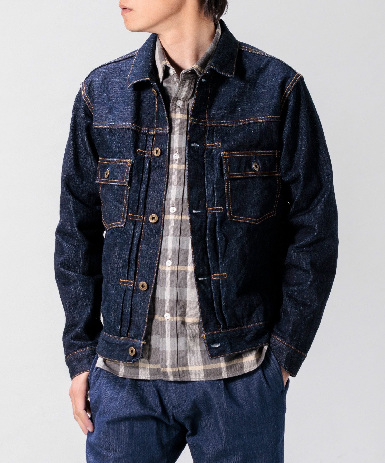 JAPAN BLUE JEANS】14.8oz Type 2 Denim Jacket 14.8oz ハードデニム