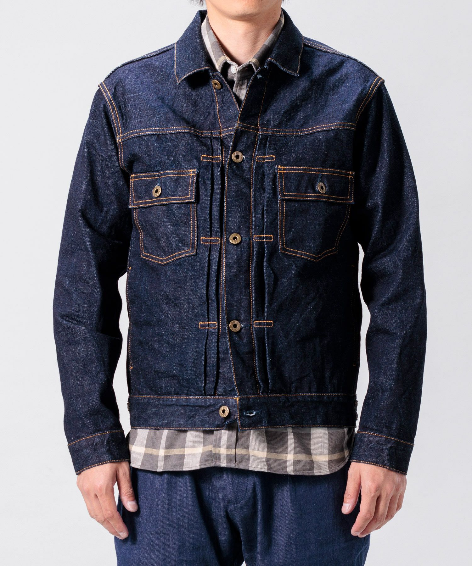 JAPAN BLUE JEANS】14.8oz Type 2 Denim Jacket 14.8oz ハードデニム