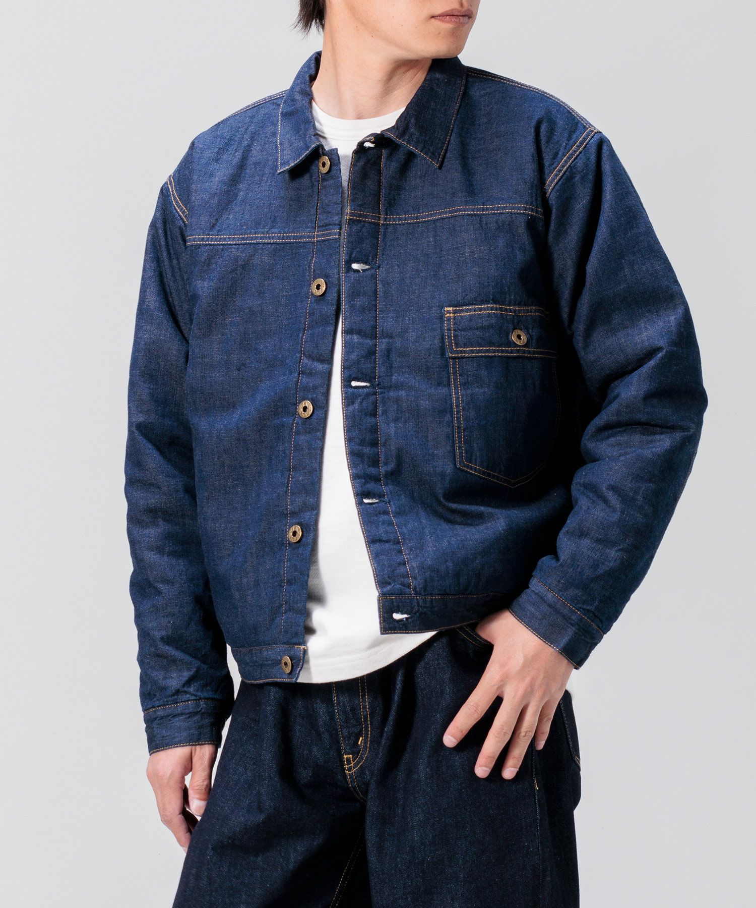 JAPAN BLUE JEANS】Classic Denim Jacket 14ozブラックデニム
