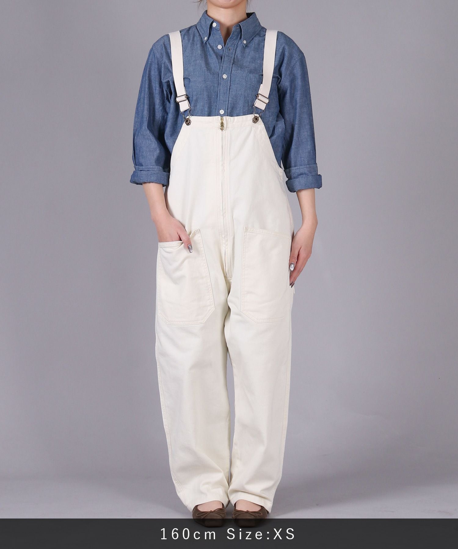 【JAPAN BLUE JEANS】(男女共用）ジップフロントオーバーオール JAPAN BLUE JEANS】ジップフロントオーバーオール | デニム研究所 by