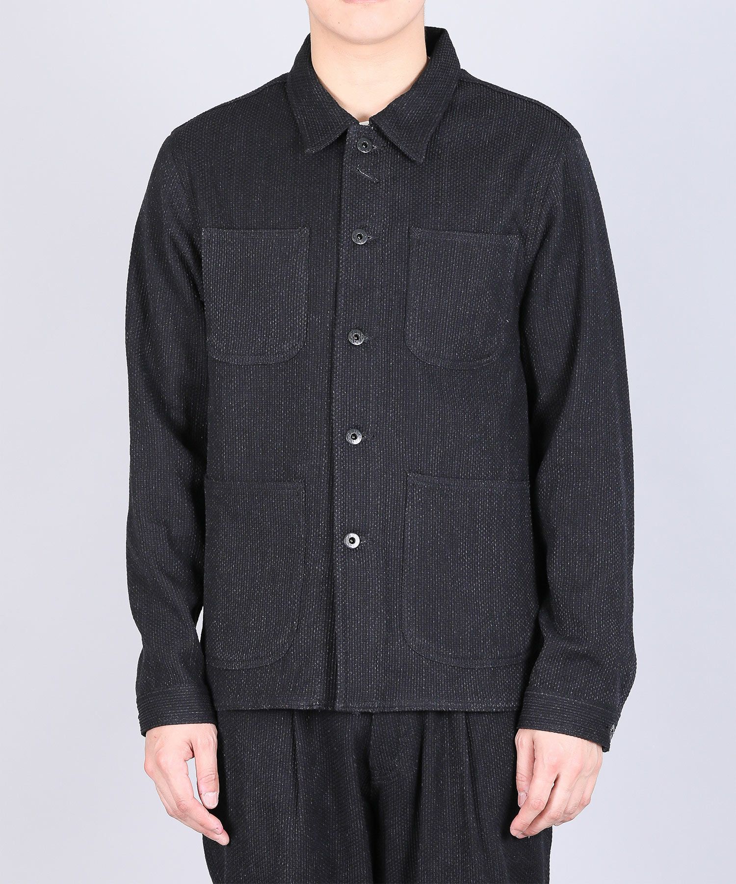 JAPAN BLUE JEANS】Sashiko Black Cover All Jacket 11oz ブラック刺子
