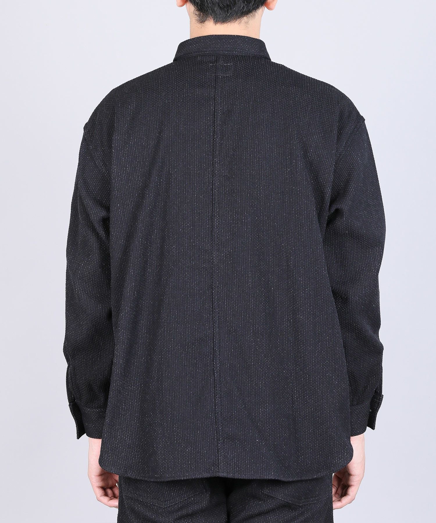 JAPAN BLUE JEANS】Sashiko Black Big Shirt Jacket 11oz ブラック刺子