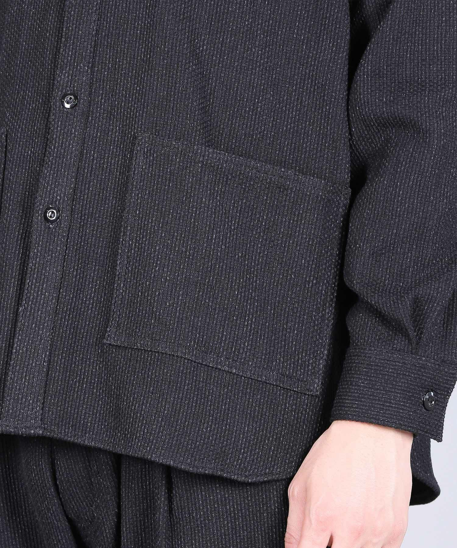 【新品未使用】 ジャパンブルージーンズ JBOT1327 ブラック刺子 M JAPAN BLUE JEANS】Sashiko Black Big Shirt Jacket 11oz ブラック刺子