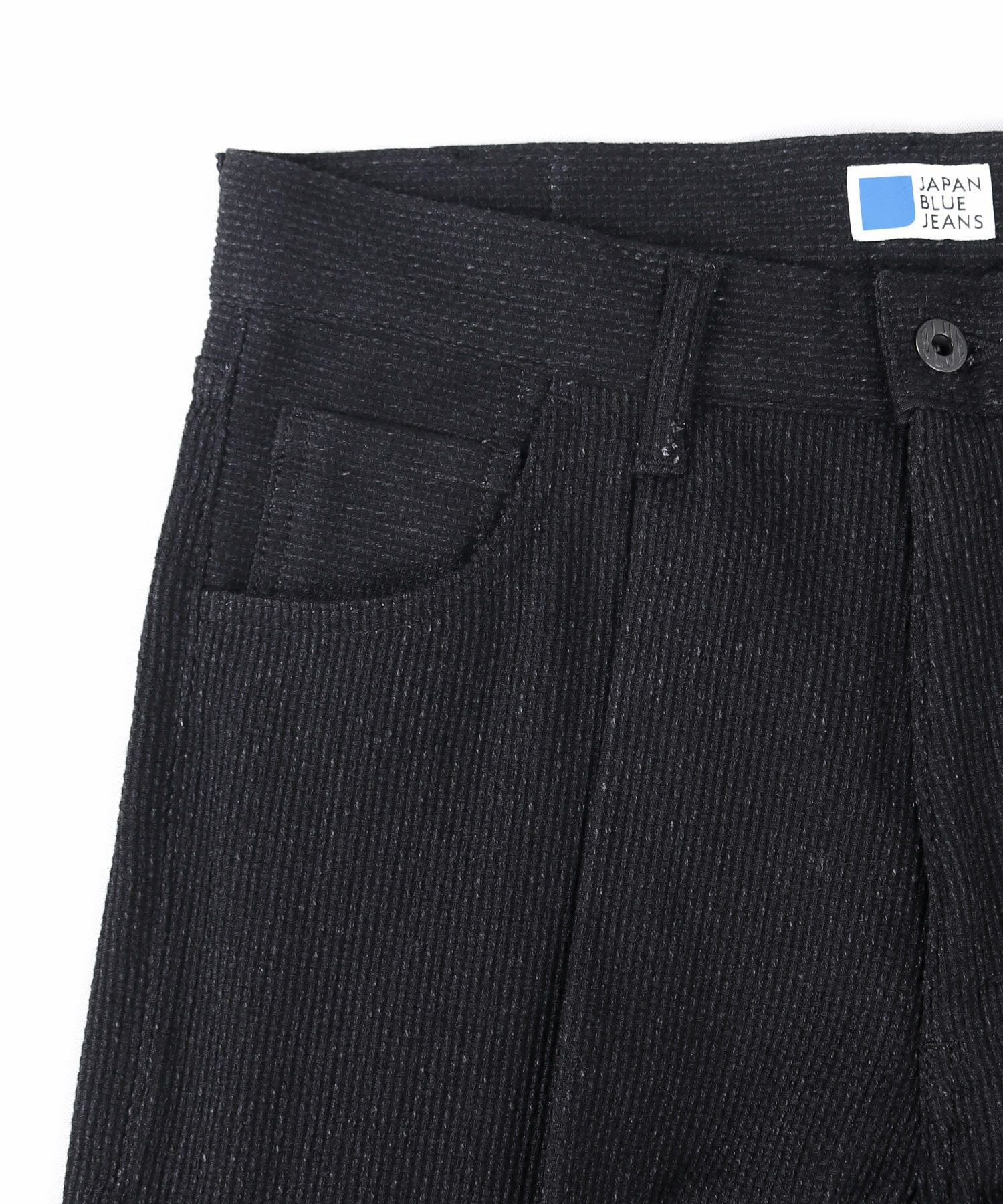 JAPAN BLUE JEANS】Sashiko Black 5P Wide Tapered 11oz ブラック刺子