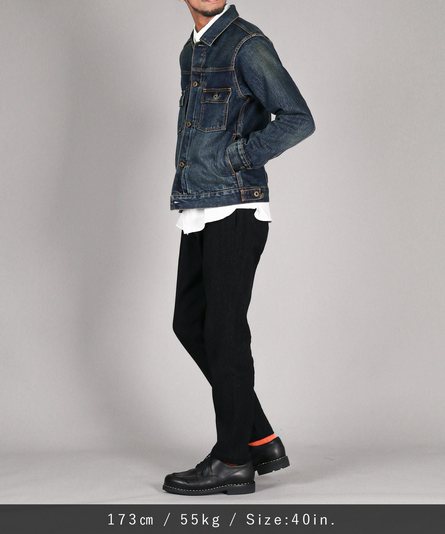 JAPAN BLUE JEANS】14.8oz Type2 Denim Jacket（D01） 14.8oz ハード