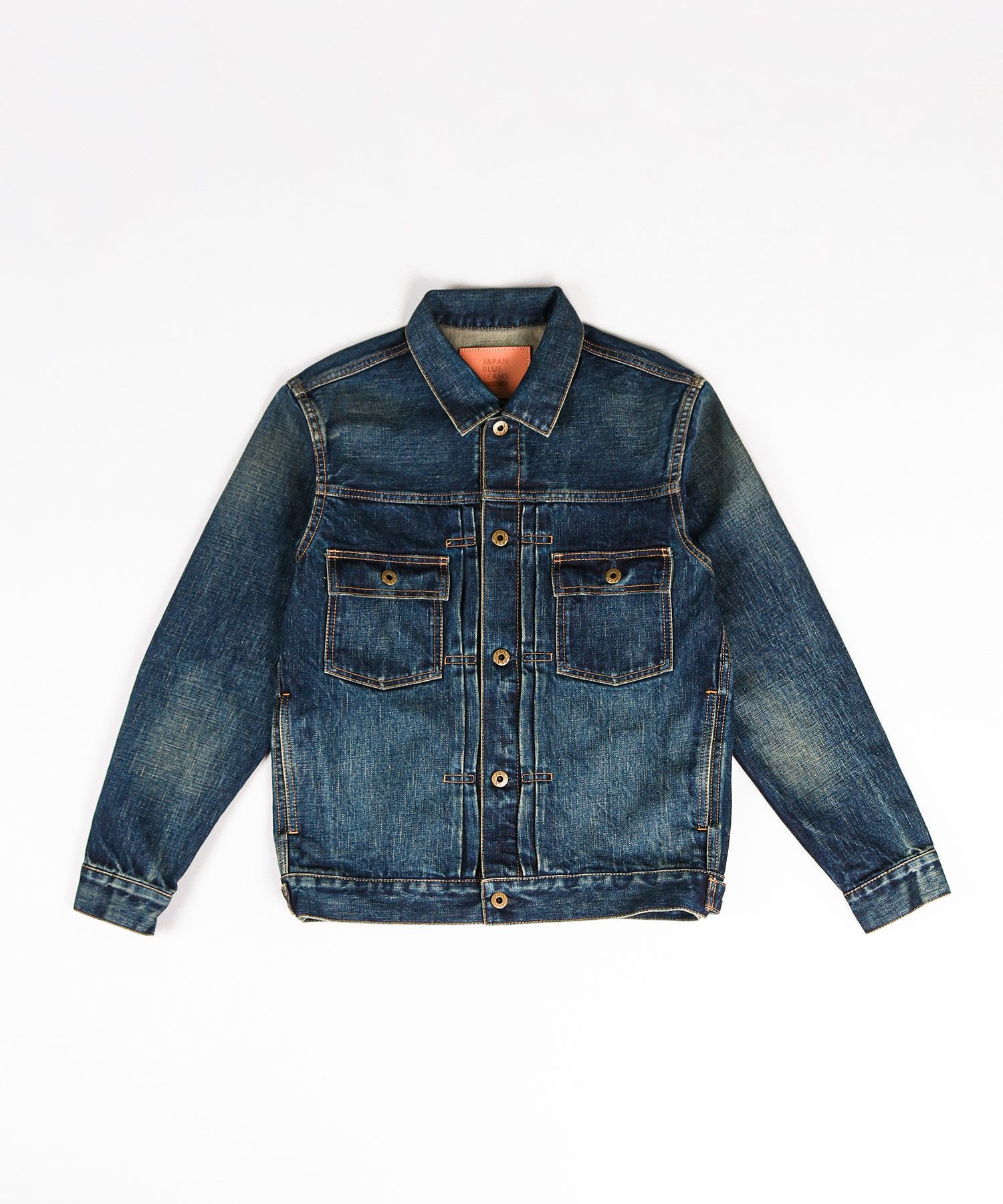 JAPAN BLUE JEANS】14.8oz Type2 Denim Jacket（D01） 14.8oz ハード