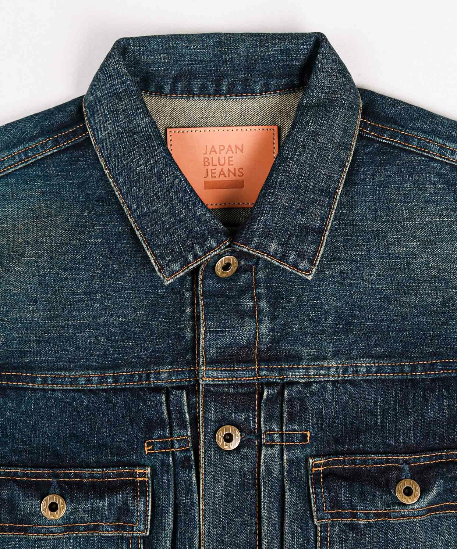 JAPAN BLUE JEANS】14.8oz Type2 Denim Jacket（D01） 14.8oz ハード
