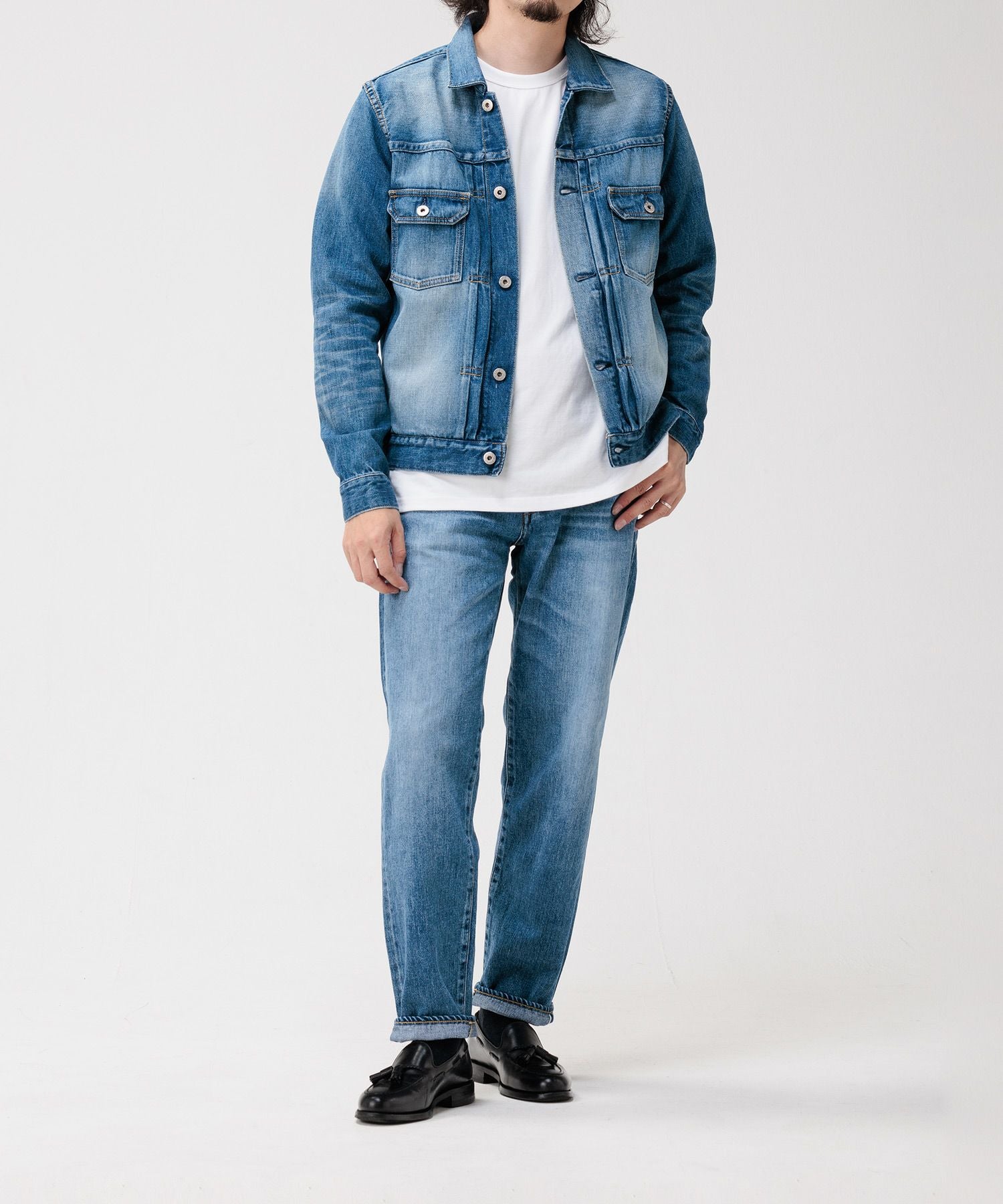 JAPAN BLUE JEANS】 J471(M01)11oz Blue Selvedgeストレートモデル