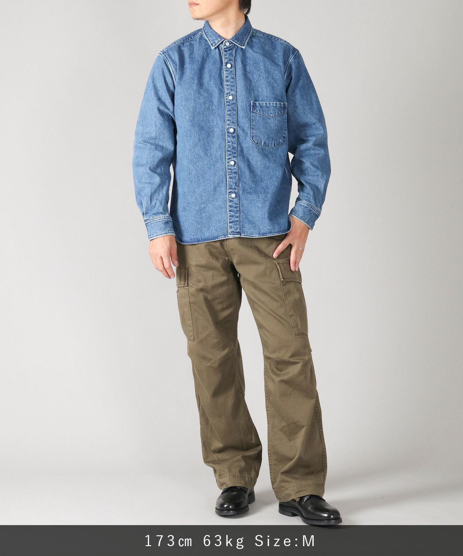 JAPAN BLUE JEANS】 Denim L/S Shirt 11oz ナチュラルデニム | デニム