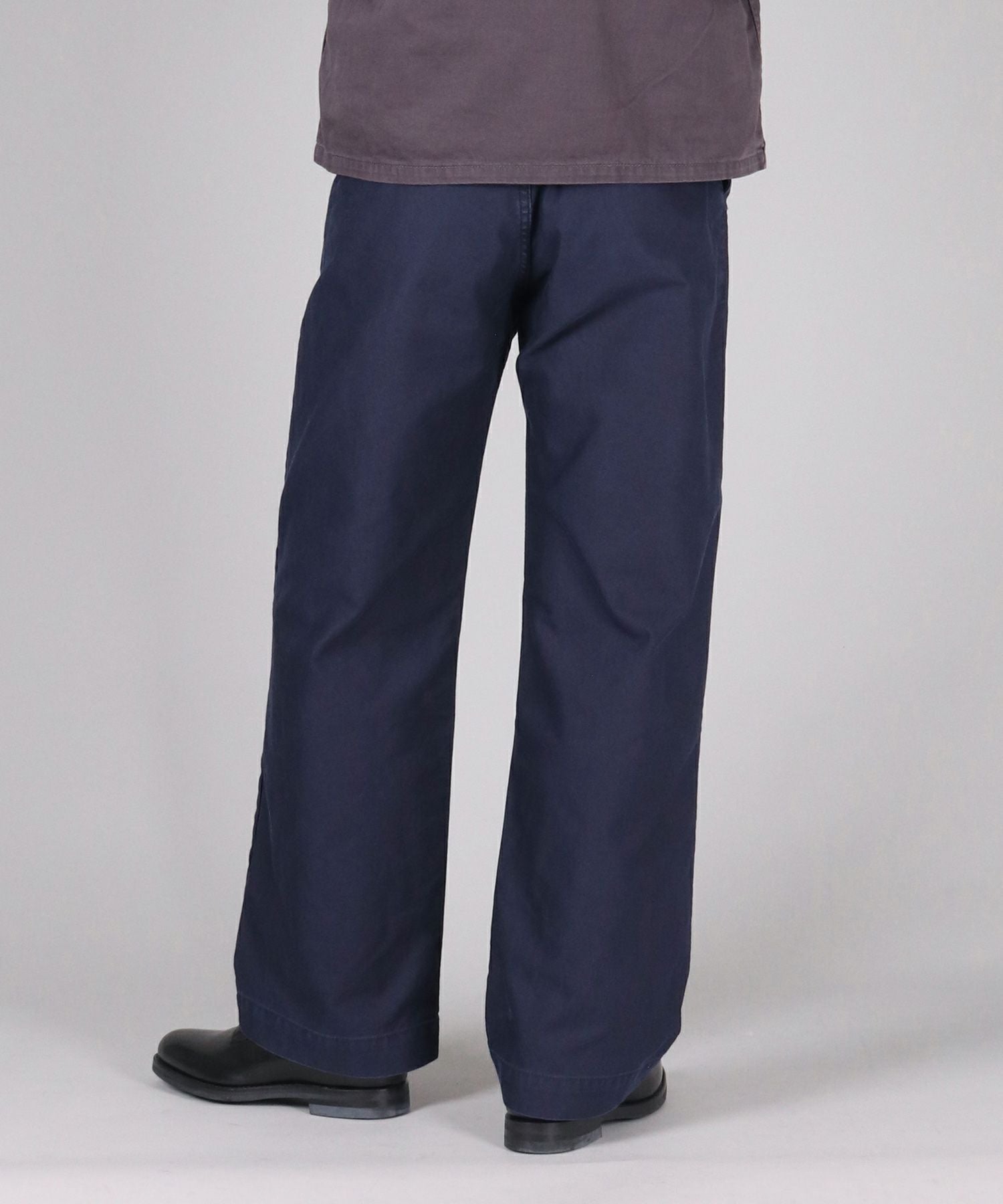 JAPAN BLUE JEANS】 Wide Trousers 硫化染めバックサテン | デニム研究