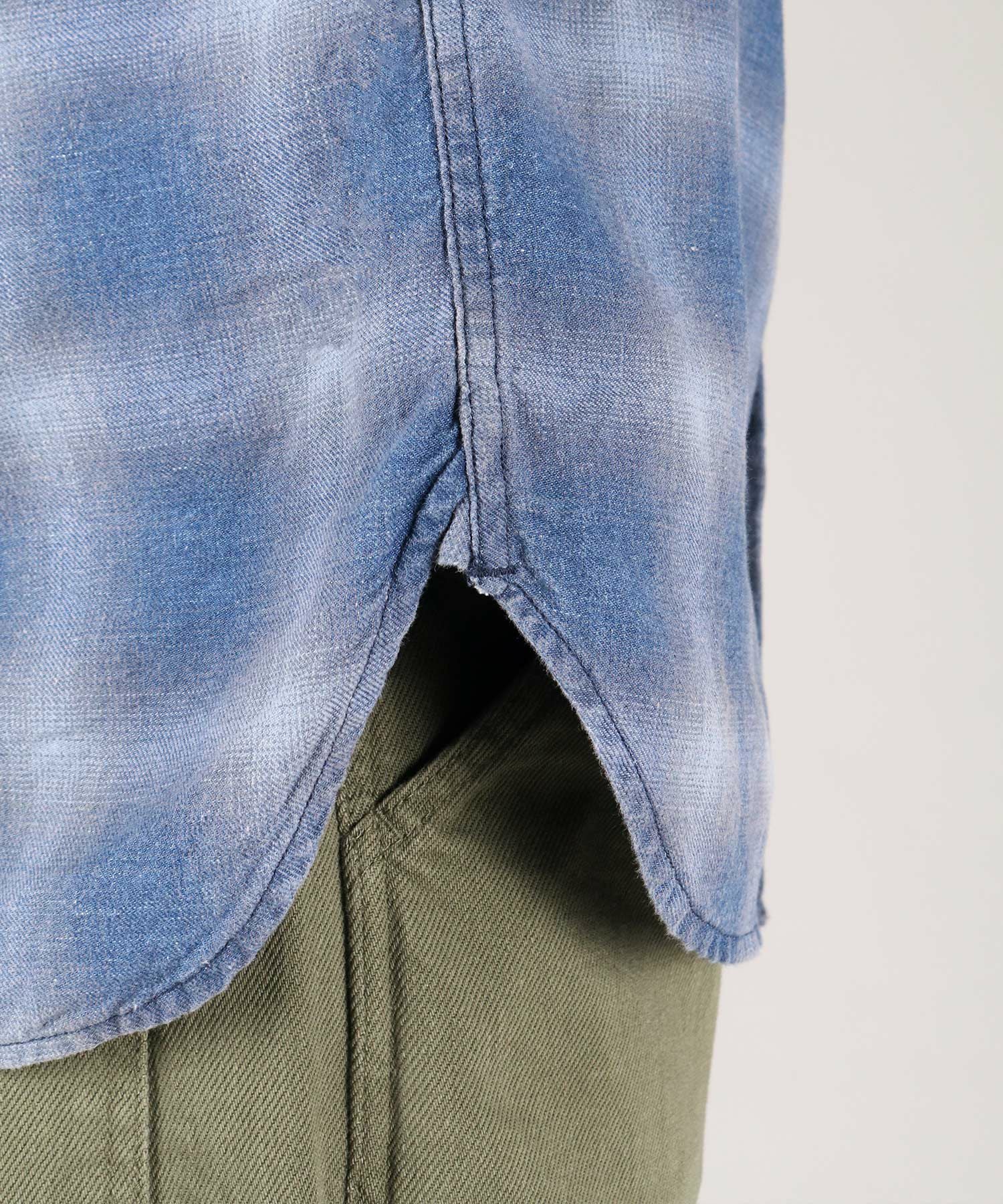JAPAN BLUE JEANS】Indigo Check L/S Shirt | デニム研究所 by JAPAN