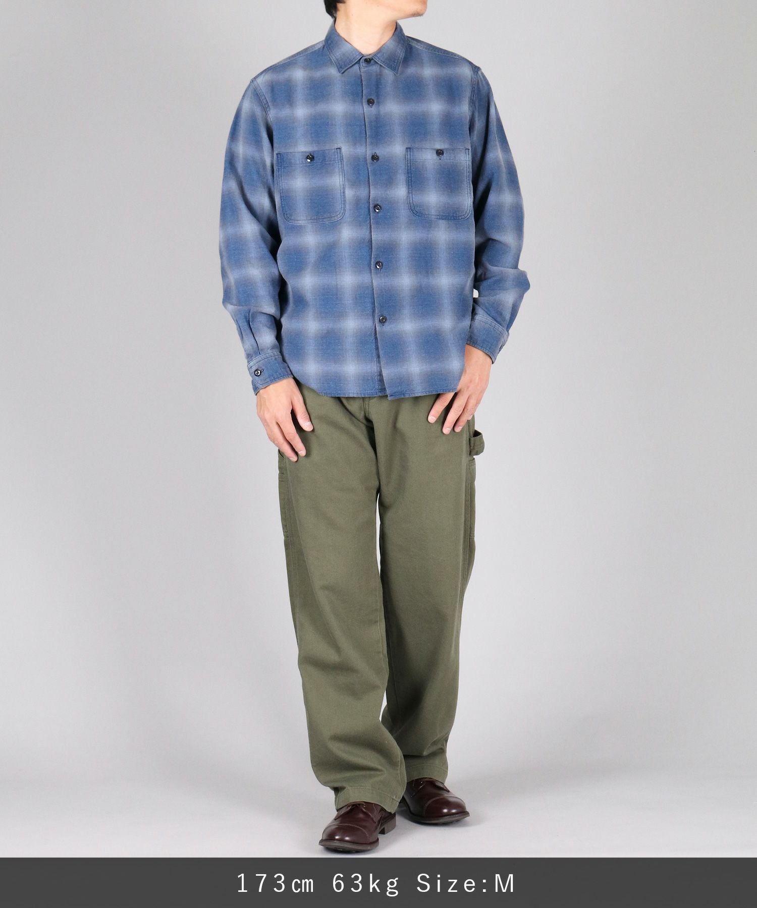 JAPAN BLUE JEANS】Indigo Check L/S Shirt | デニム研究所 by JAPAN